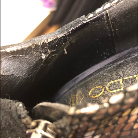 Aldo Ankle Bootie Open Toe High Heels - Picture 8 of 8